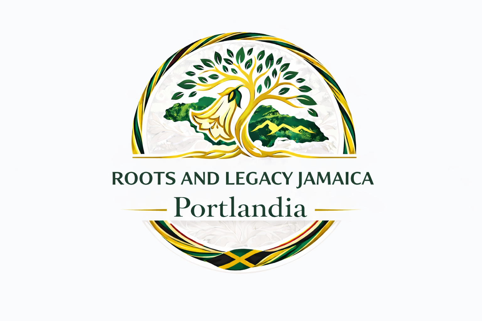 Roots and Legacy Jamaica Portlandia logo